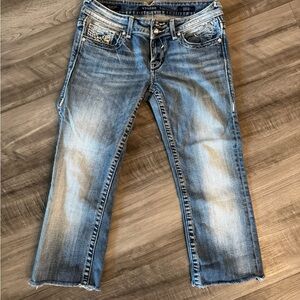 Vigoss Blue Ankle Cropped Jeans